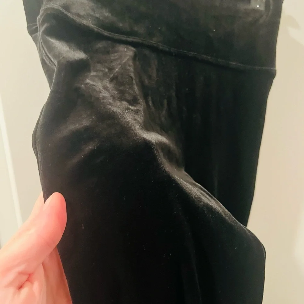 SPANX Black Velvet High-Rise Leggings-holiday party - Picture 6 of 10